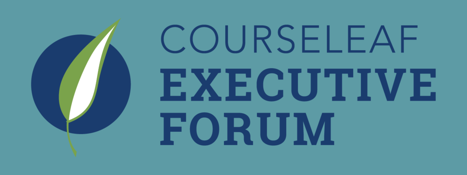 CourseLeaf Executive Forum Banner