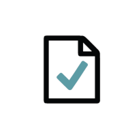 Icon of Document with check mark